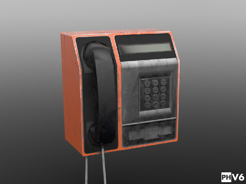 A payphone